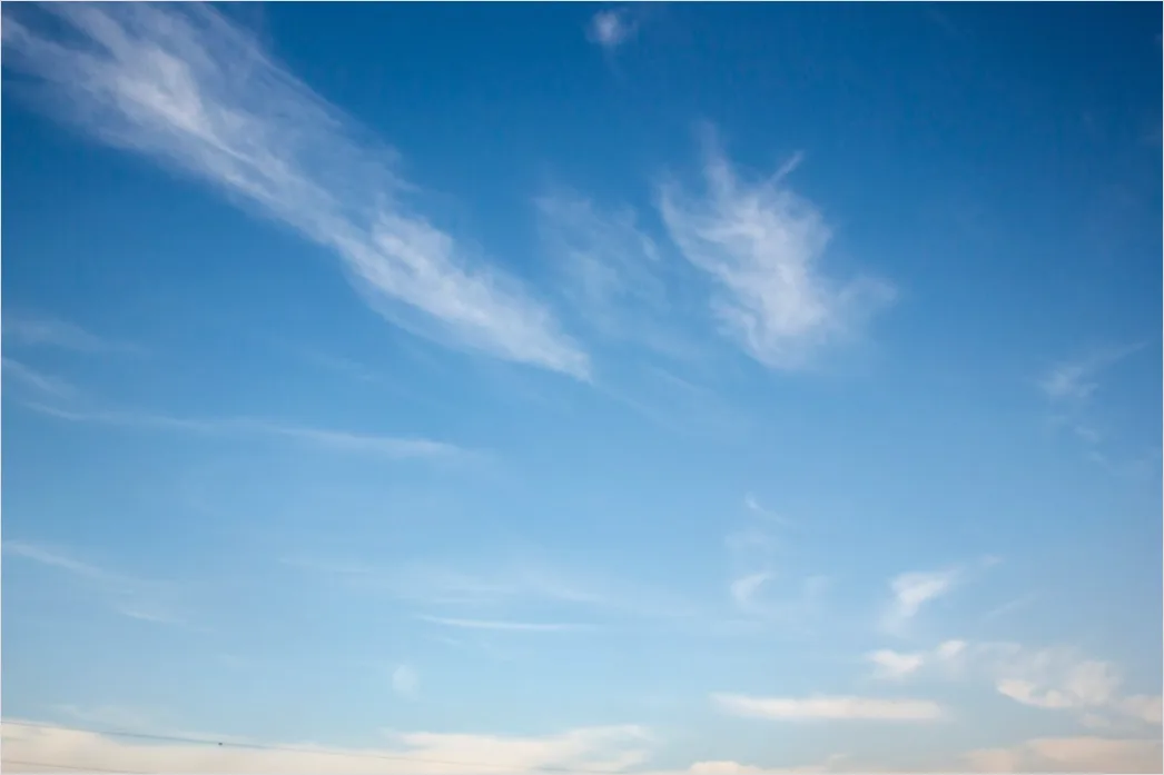 Klarer Blauer Himmel Ohne Wolken Ba69