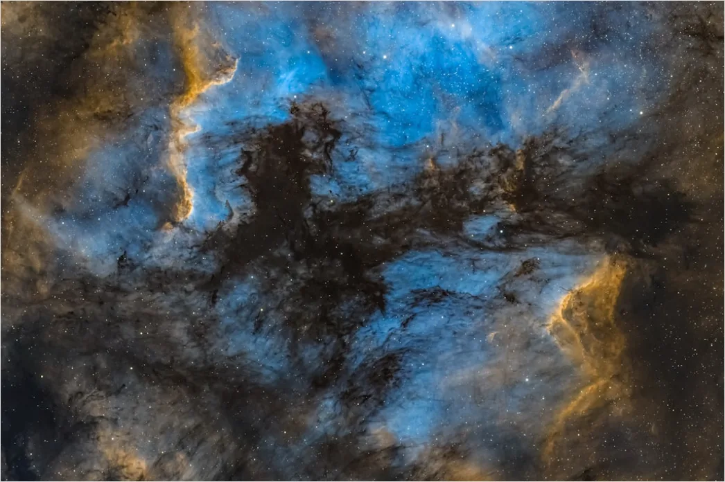 Kosmischer Hintergrund Mit Nebelfarben 218b