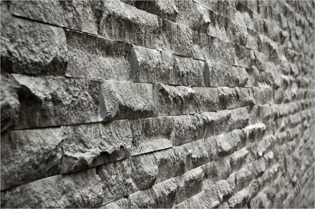 Detail Naturstein Wand Mit Rauer Oberfläche Number 9