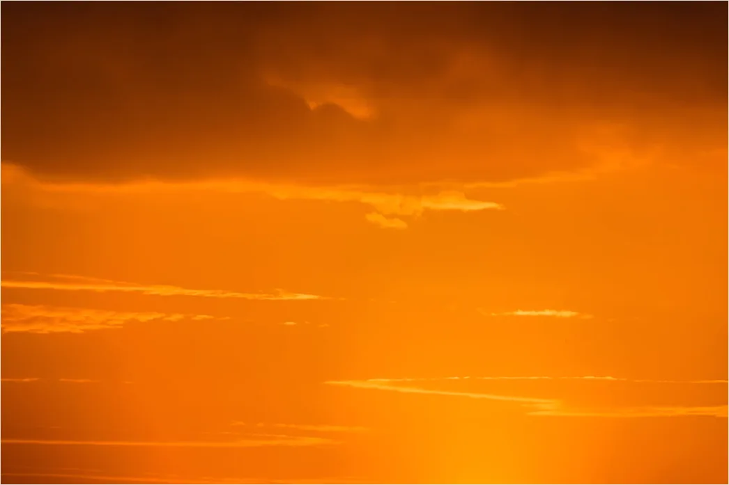 Detail Orangefarbener Himmel über Dem Horizont Number 12