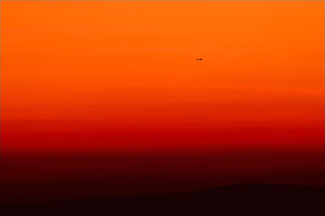 Detail Orangefarbener Himmel über Dem Horizont Number 14