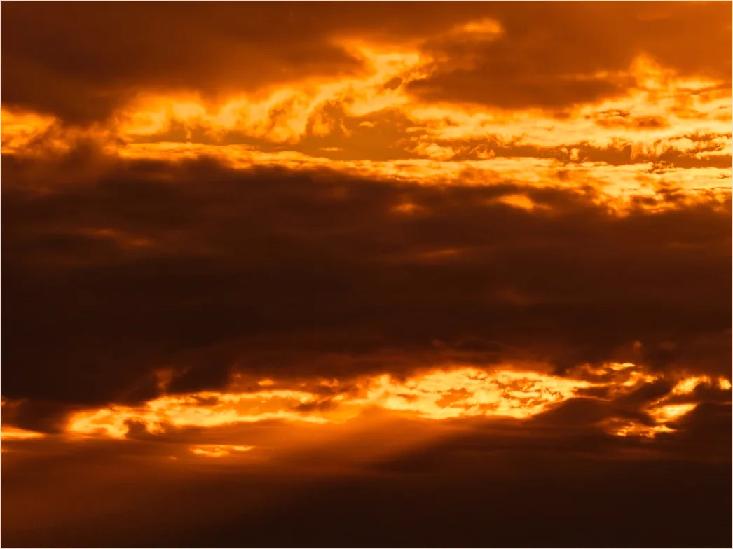 Detail Orangefarbener Himmel über Dem Horizont Number 7