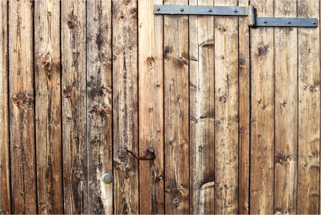 Detail Rustikale Holzwand Mit Sichtbaren Nägeln Number 7