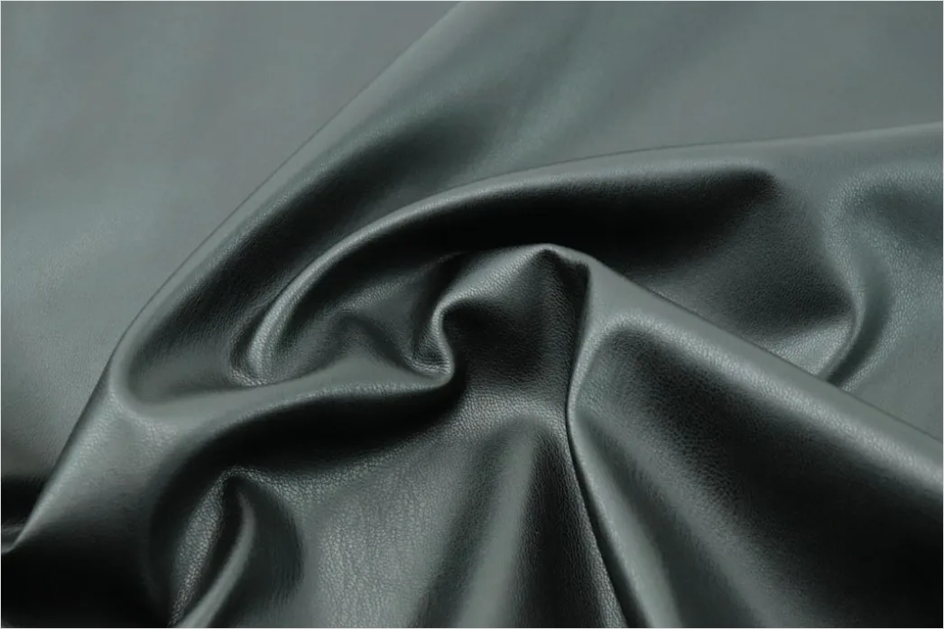 Detail Schwarzes Kunstleder Mit Struktur Number 9