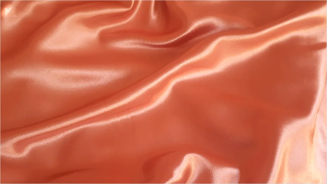 Seidiger Satin Stoff In Rosa Farbe 9f01
