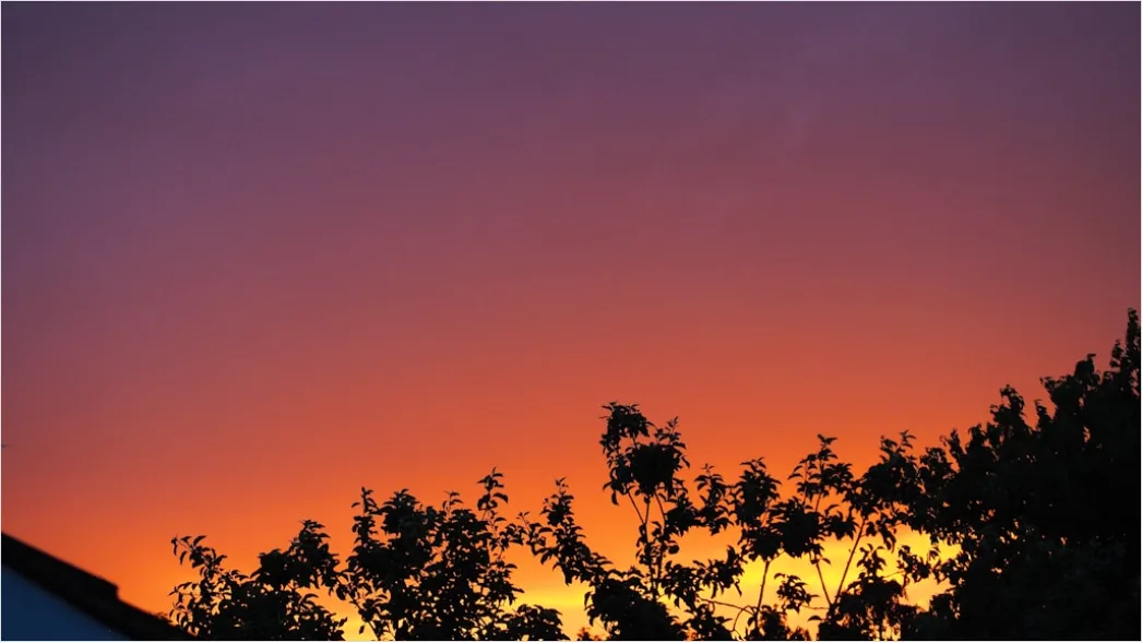 Detail Sonnenuntergang Himmel In Rosa Und Orange Number 9