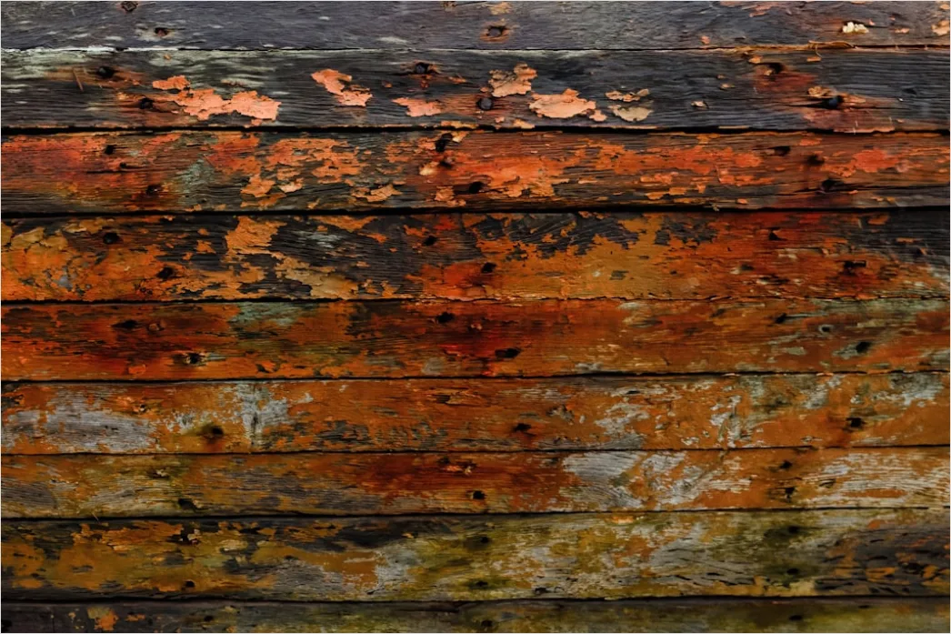 Detail Verwittertes Holz Mit Rissen Und Patina Number 8