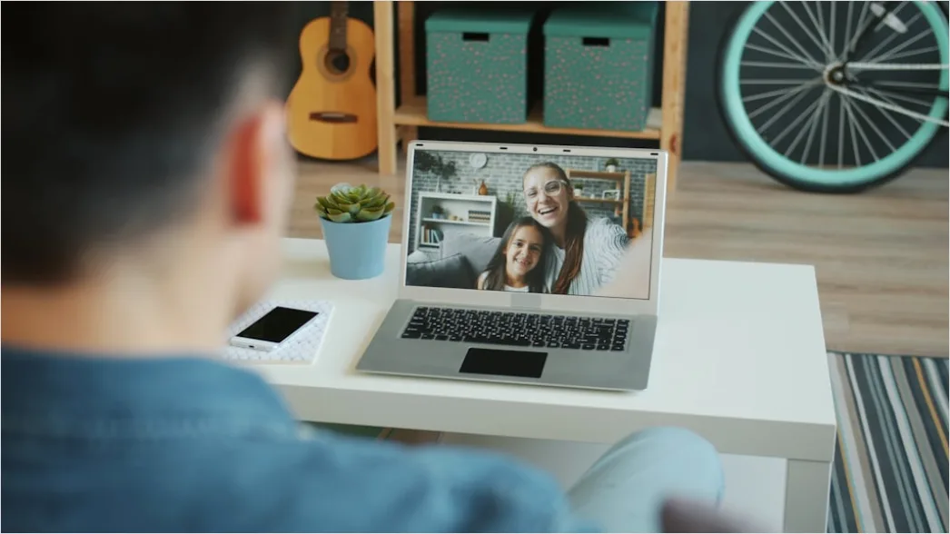 Videokonferenz Im Homeoffice Foto E192