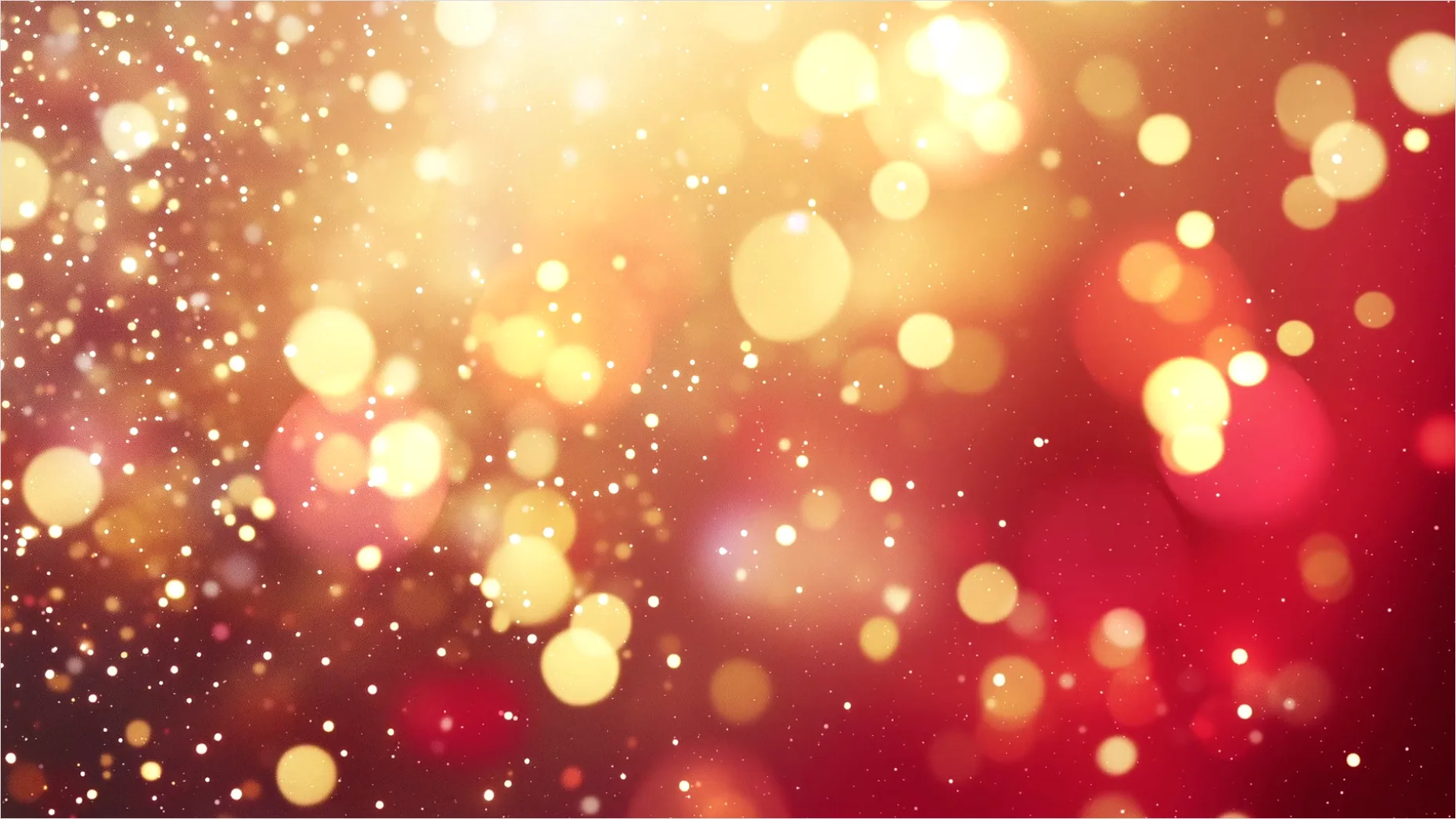 Detail Weihnachtliches Bokeh In Rot Und Gold Number 2