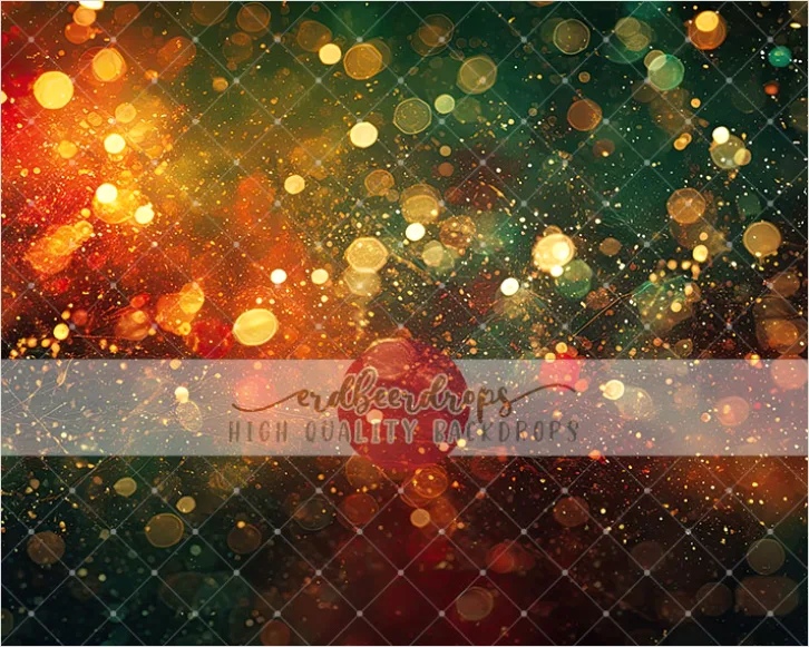 Detail Weihnachtliches Bokeh In Rot Und Gold Number 11