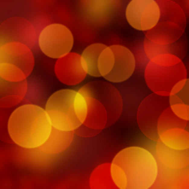 Detail Weihnachtliches Bokeh In Rot Und Gold Number 7