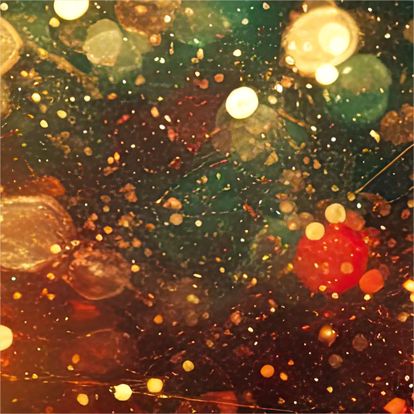 Detail Weihnachtliches Bokeh In Rot Und Gold Number 8