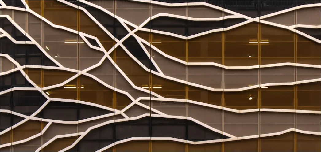 Detail Abstrakte Streifen In Beige Und Braun Number 15