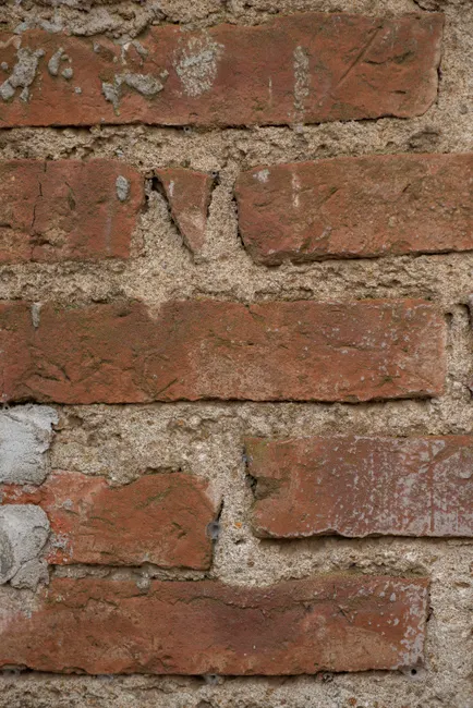 Detail Alte Backsteinmauer Mit Verwitterter Struktur Number 10