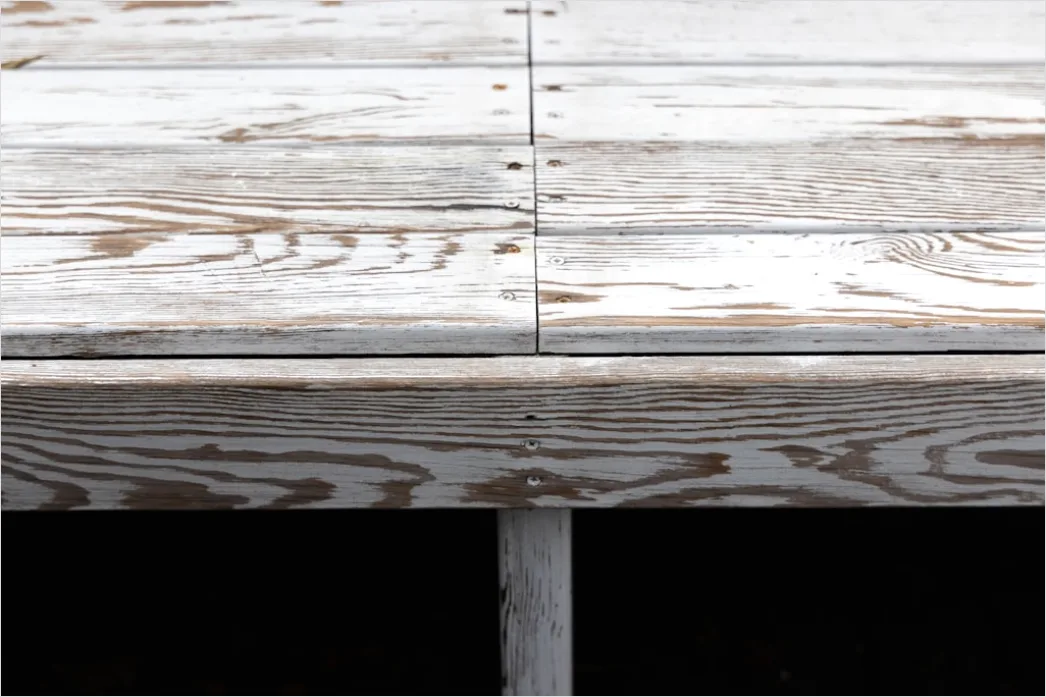 Alte Holzbretter Mit Weisser Patina Ea42