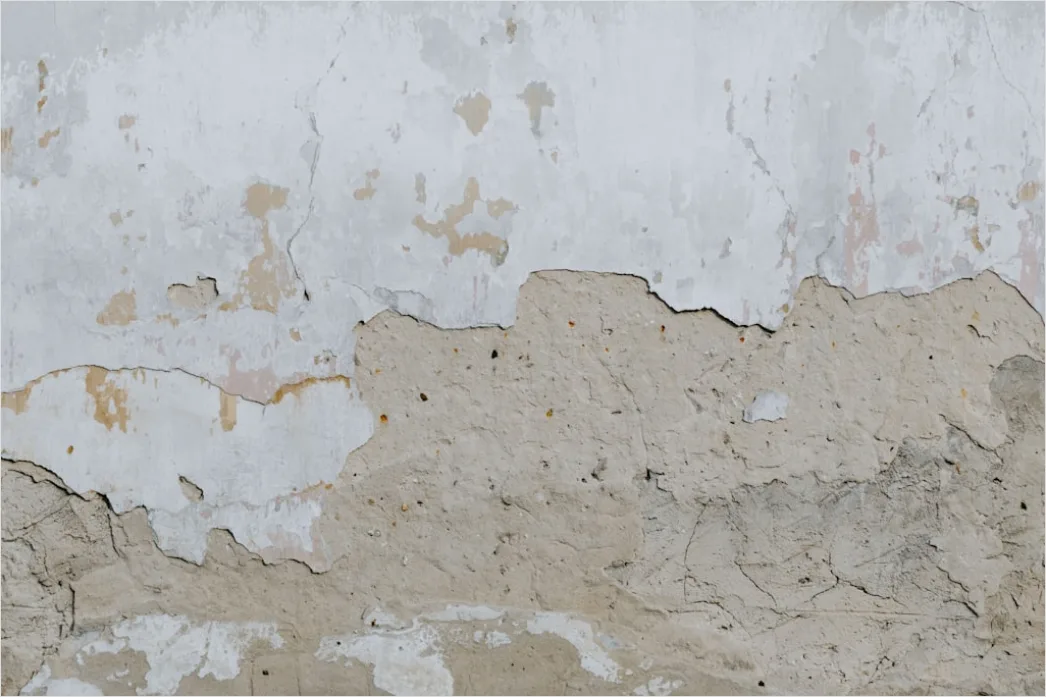 Alte Wand Mit Rissen Und Farbflecken De25