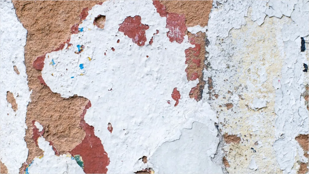 Detail Alte Weiße Wand Mit Abblätternder Farbe Number 3