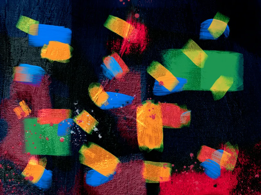 Detail Background Abstrak Gangguan Digital Number 2