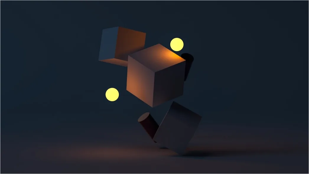 Background Abstrak Kubus 3d 2d2b