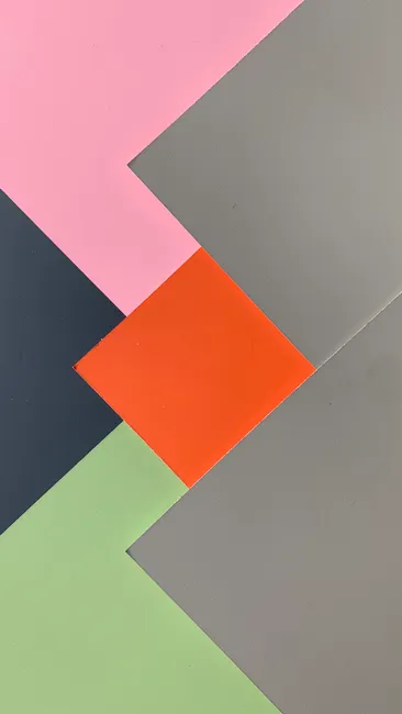 Detail Bunte Geometrische Formen Im Memphis Stil Number 14