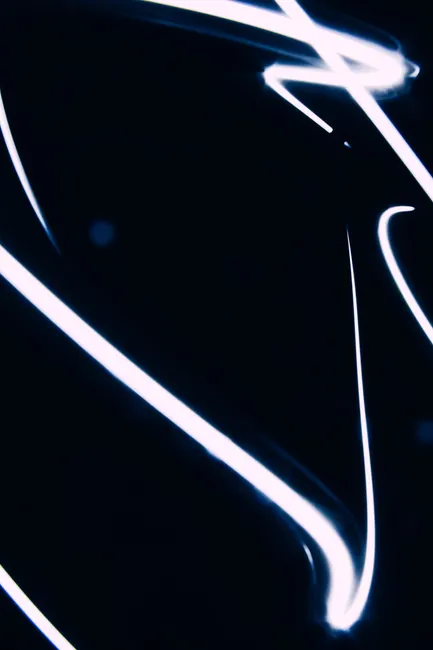 Detail Dynamische Lichtlinien In Dunkler Umgebung Number 10