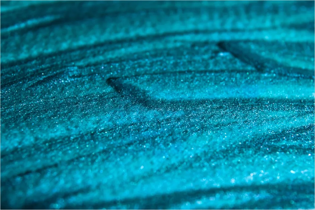 Detail Flüssige Linien In Blau Und Türkis Number 16