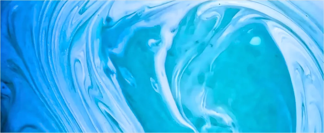 Detail Flüssige Linien In Blau Und Türkis Number 6