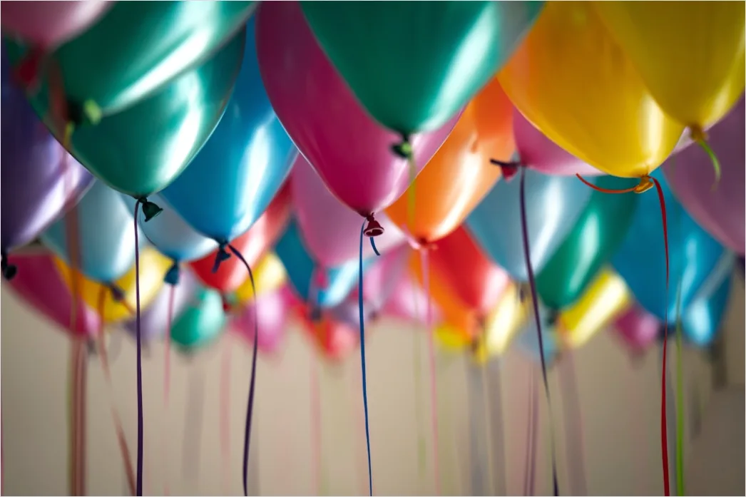 Foto Pesta Ulang Tahun Anak Balon Warna Warni 116d