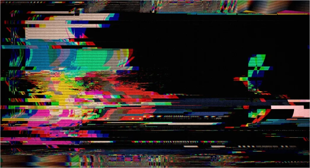 Gambar Abstrak Noise Televisi