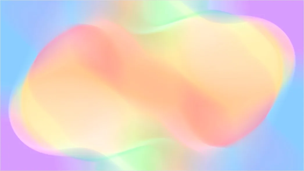 Gambar Abstrak Pola Blob Warna Pastel
