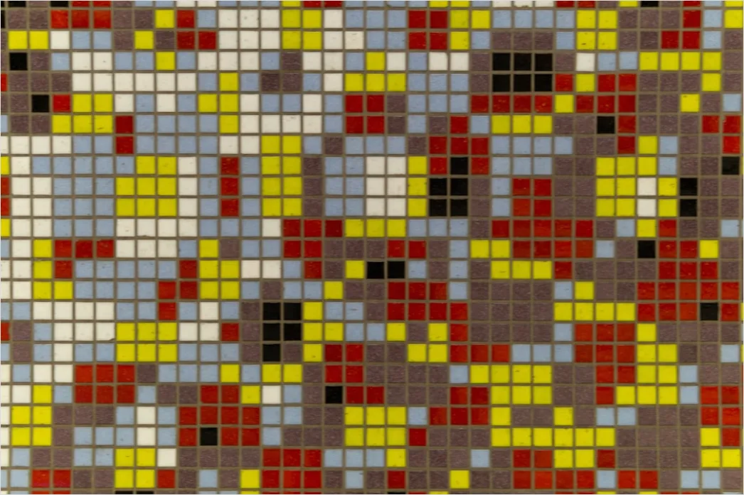 Gambar Abstrak Pola Mosaik A605