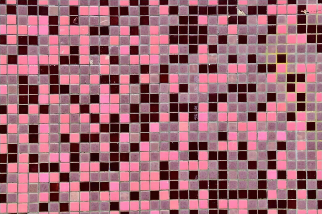 Detail Gambar Abstrak Pola Mosaik Number 8
