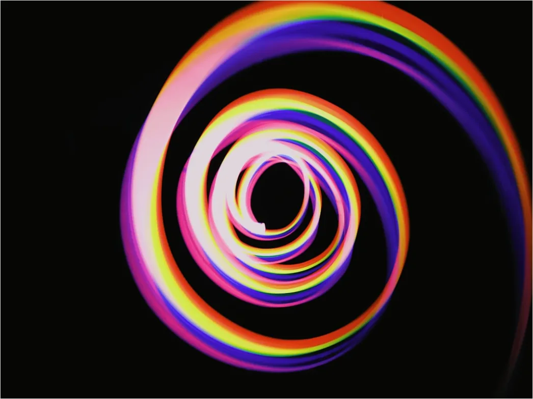 Gambar Abstrak Spiral 3d 4a6a