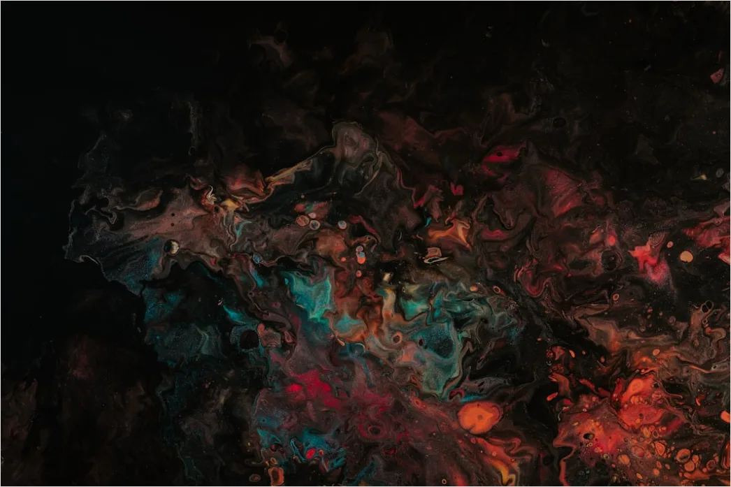 Gambar Abstrak Warna Gelap Dramatis De9a
