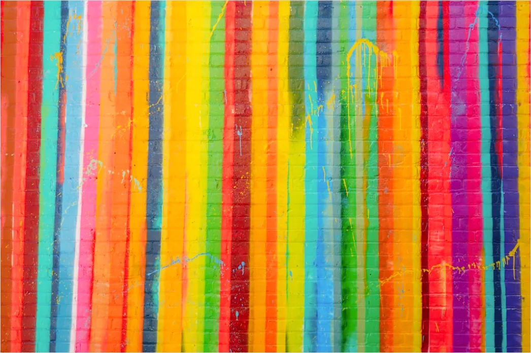Gambar Abstrak Warna Warni Cerah