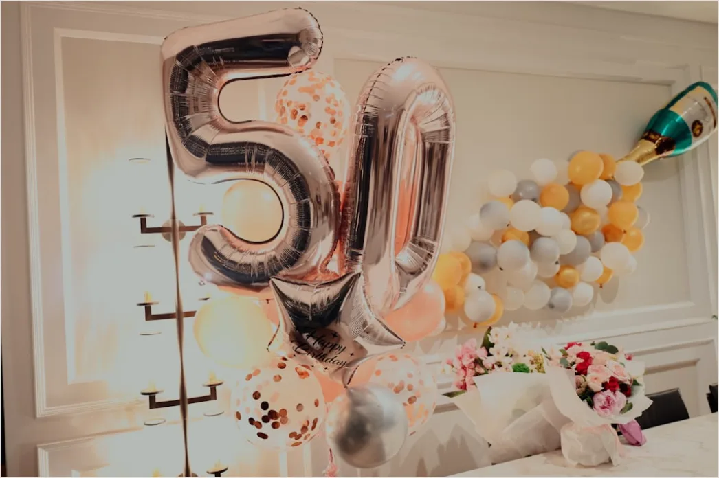 Gambar Balon Angka Ulang Tahun Dekorasi 26de