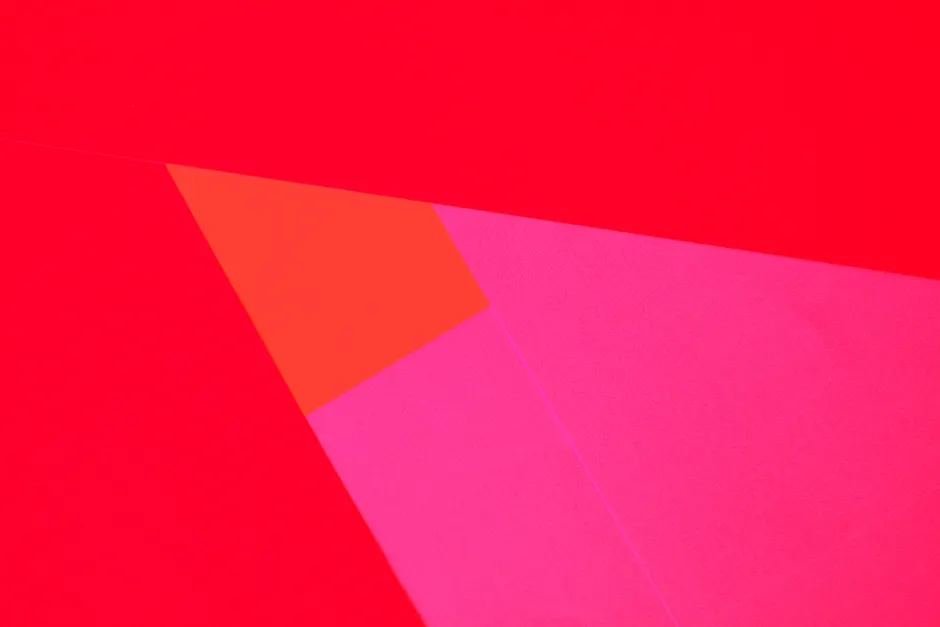 Detail Geometrischer Hintergrund In Rosa Und Orange Number 16