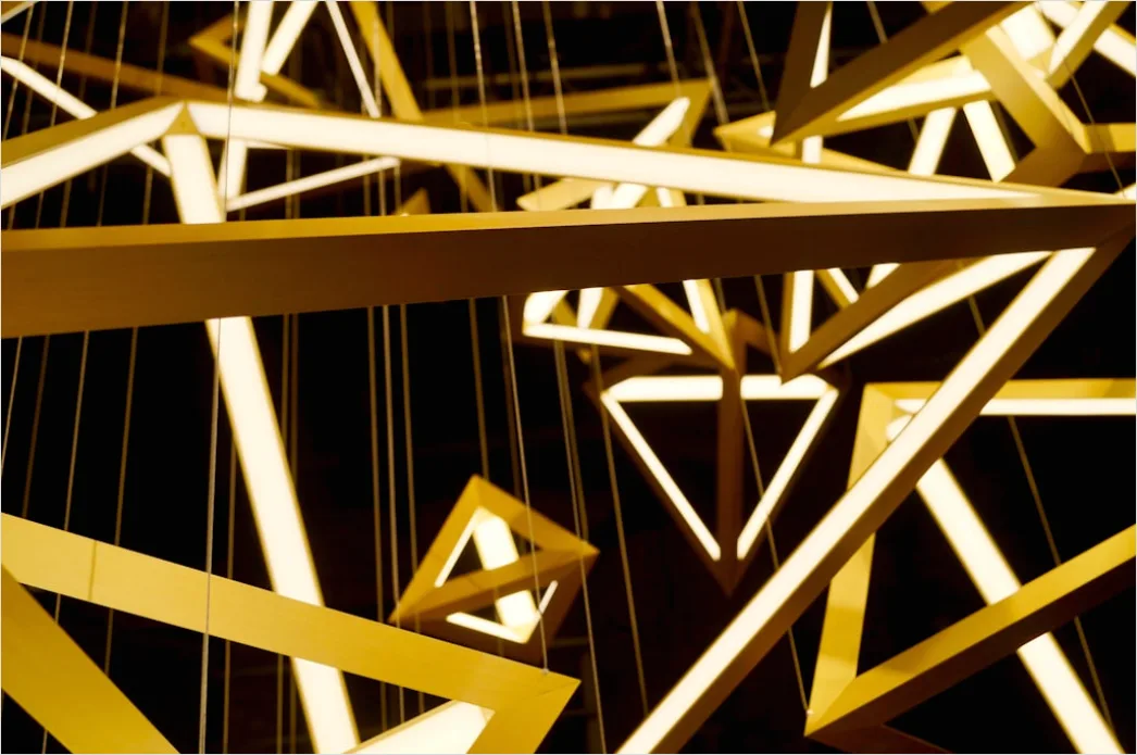 Detail Goldene Geometrische Formen Für Elegantes Design Number 8