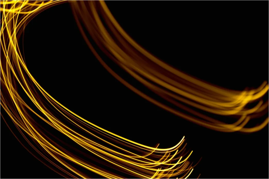 Detail Goldene Linien Auf Schwarzem Hintergrund Number 13