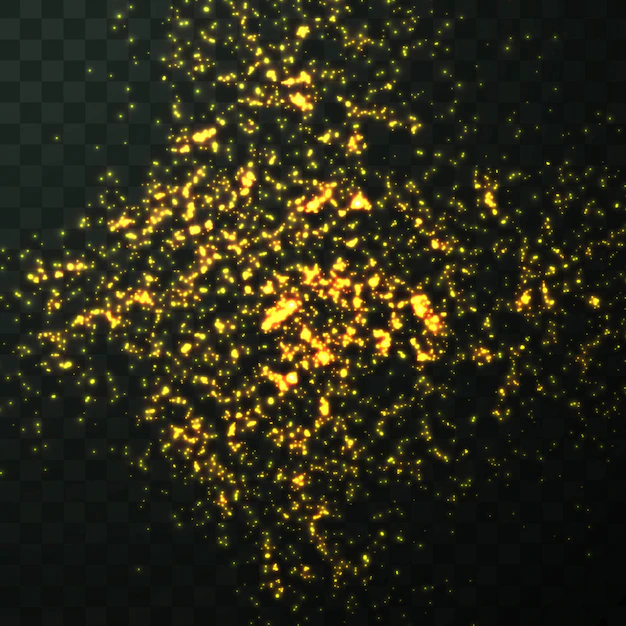 Detail Goldene Partikel Als Festlicher Hintergrund Number 11