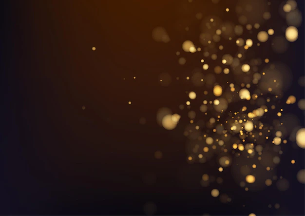 Detail Goldene Partikel Als Festlicher Hintergrund Number 12