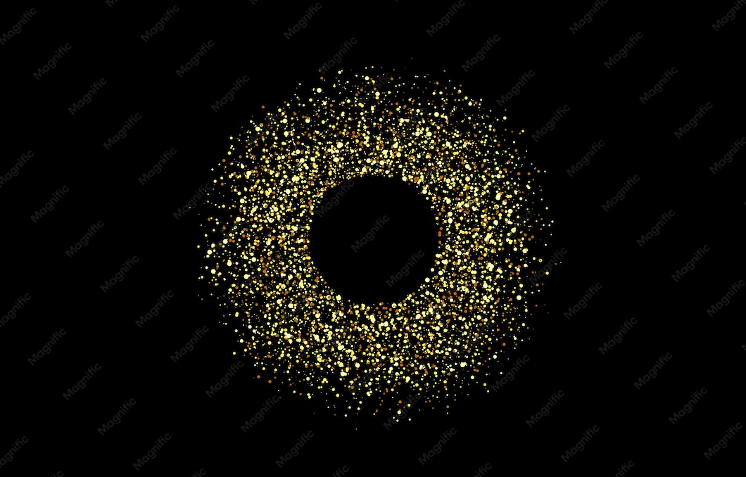 Detail Goldene Partikel Als Festlicher Hintergrund Number 13
