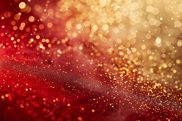 Detail Goldene Partikel Als Festlicher Hintergrund Number 3