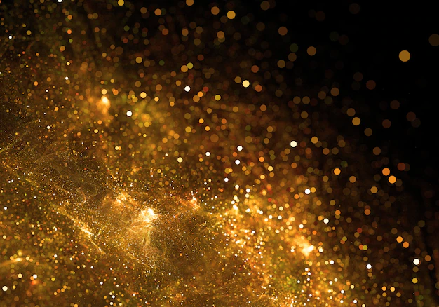 Detail Goldene Partikel Als Festlicher Hintergrund Number 7