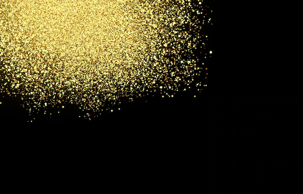 Detail Goldene Partikel Als Festlicher Hintergrund Number 8
