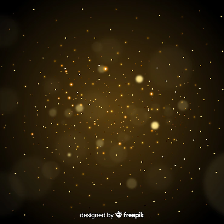 Detail Goldene Partikel Als Festlicher Hintergrund Number 10