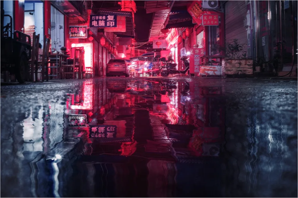 Latar Belakang Abstrak Cyberpunk 6a0f