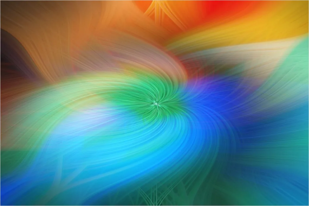 Latar Belakang Abstrak Fractal Warna Warni