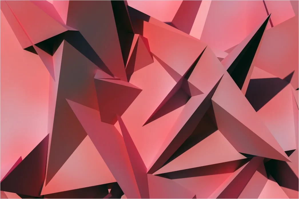 Detail Latar Belakang Abstrak Geometri 3d Number 3