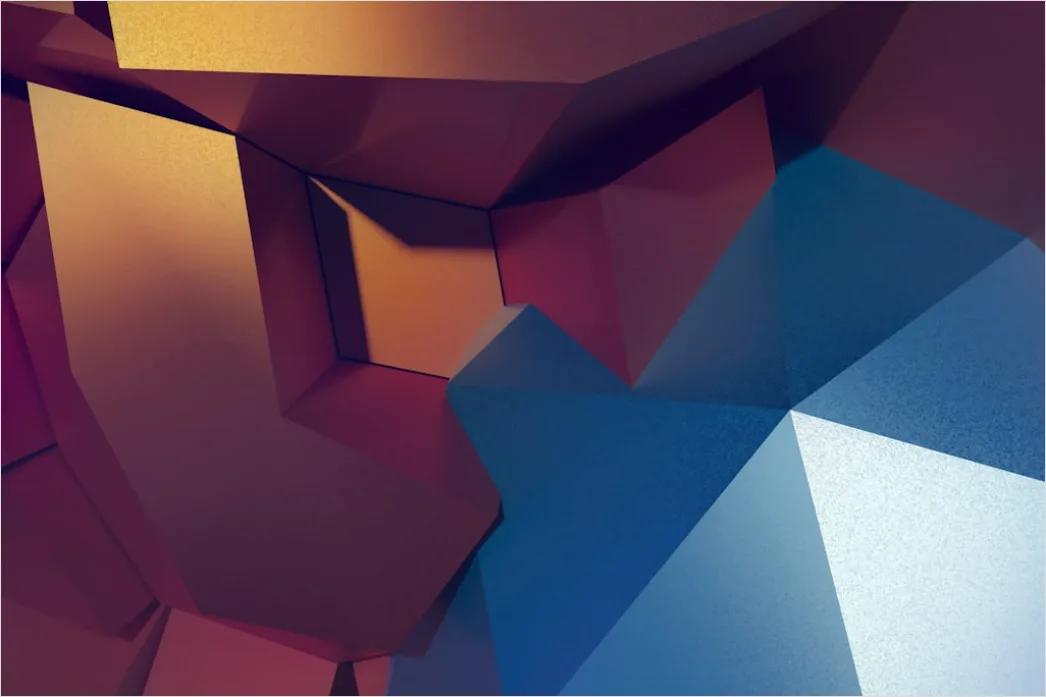 Detail Latar Belakang Abstrak Geometri 3d Number 4